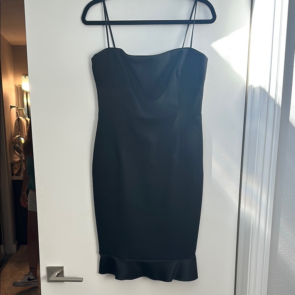 Laundry By Shelli Segal Blue Spaghetti Strap Sheath Dress